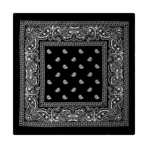 ✅ Polyester Paisley Bandana | BOGO: Black + Red FREE | For Hip-Hop C-Walk & Cycling | LA Hip-Hop Inspired🤸🤟