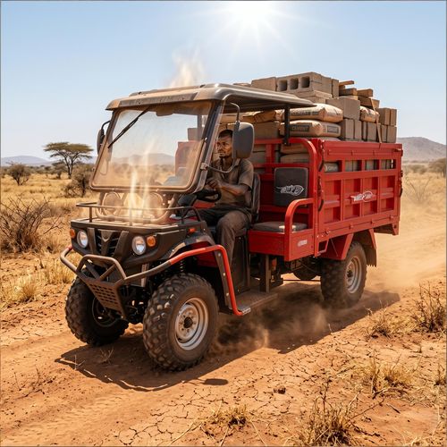 🚛MC360AU-1 360CC Large Displacement Water-Cooled Engine🛞Five-wheel Heavy Load Structure, Max 2000kg Bearing, Super Power for Complex Rough & Mountain Road, Heavy Cargo Transport, Kenya Warehouse In Stock🇰🇪