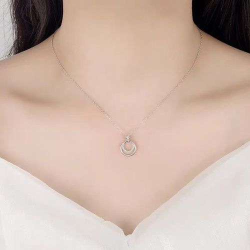🎄（Buy one, get one free）Round Four-Pointed Star Necklace for Women - Dainty & Minimalist Design, Premium Clavicle Chain