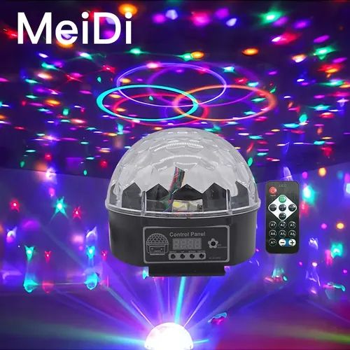 🔥 venda quente 🔥Home k canção luzes rock glitter colorido rotativo disco luzes de atmosfera 87 vendas
