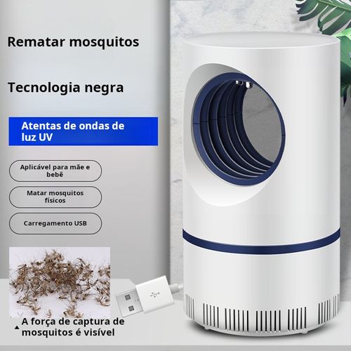 Lâmpada de mata-mosca de micro olho celestial de fotocatalisador USB, LED azul para grávidas, inseticida aspirador