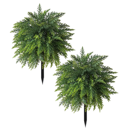 💐 Outdoor Artificial Flower Simulation Bushes Faux Plants Indoor Outdoor Decoration