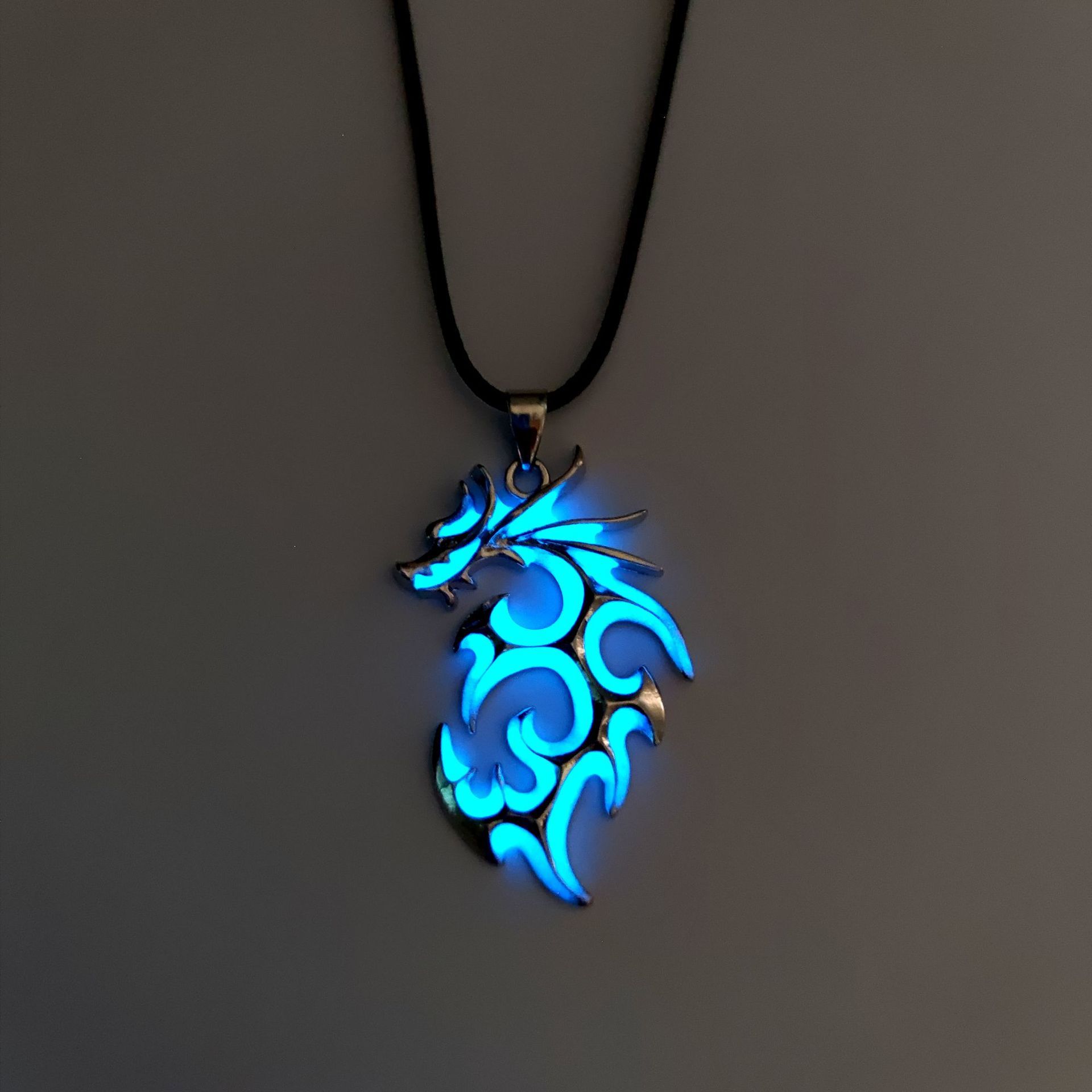 Glowing Flame Dragon Necklace