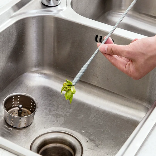 The sewer cleaning hook does not require any chemicals.