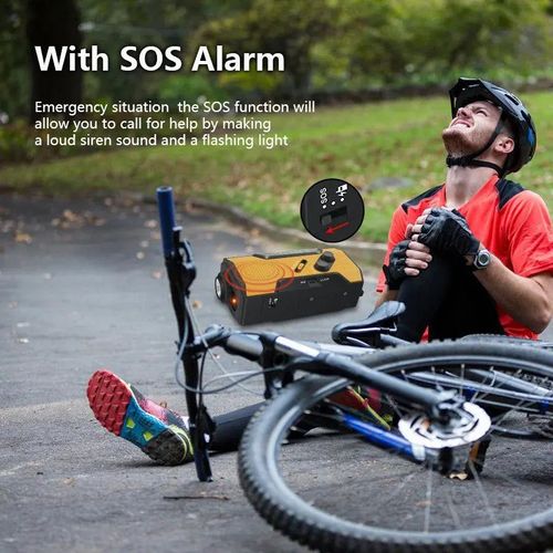 Multifunction Emergency Radio AM Or FM Portable Radio Solor Hand Crank USB AA Batteries Rechargeable Torch Reading Lamp SOS Alarm