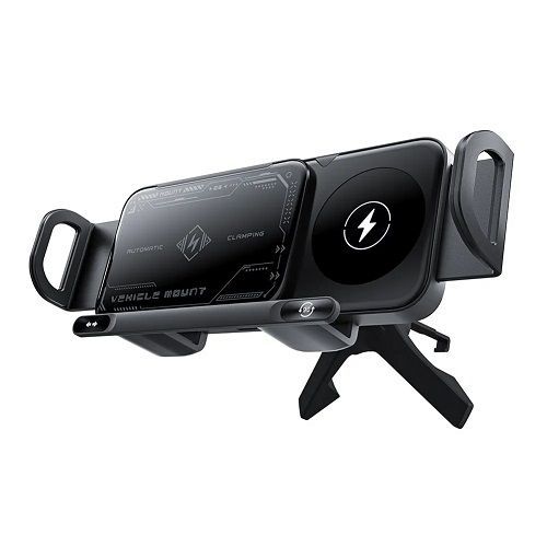 ❤️Dual Coil 15W Fast Wireless Car Charger, 😍Universal Air Vent Phone Mount Holder💋 for Smartphones, Tablets, 🐬and Foldable Phones