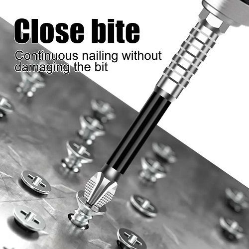 5Pcs Non-Slip High Hardness Bit S2 Strong Magnetic 5A Black Non-Slip Cross Head Electric Drill Electric Screwdriver Bit Set