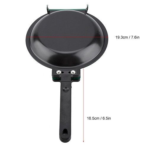 Double Side Titanium Steel Coating Flip Frying Pan Pancake Maker Household Kitchen Cookware