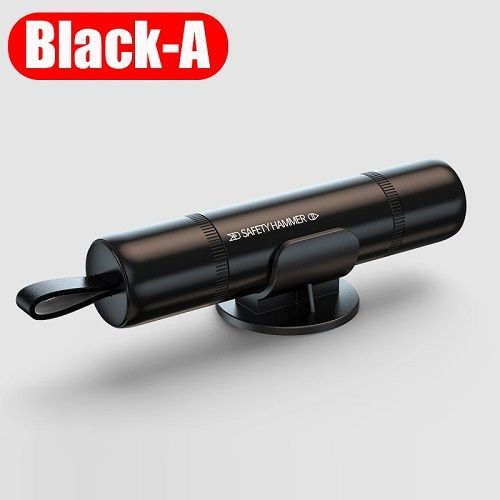 2 in 1 Car Safety Hammer Emergency Glass Breaker Cut the Seat Belt High Hardness Tungsten Steel Rescue Tool Auto Accessories