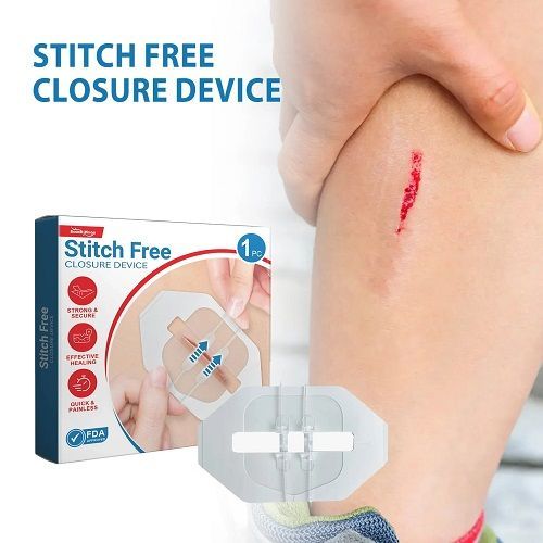 1Pcs Portable Wound Closure Patch Painless Suture Zipper Band-Aid Repair Wounds Waterproof Stitch Free Hemostatic Sticker