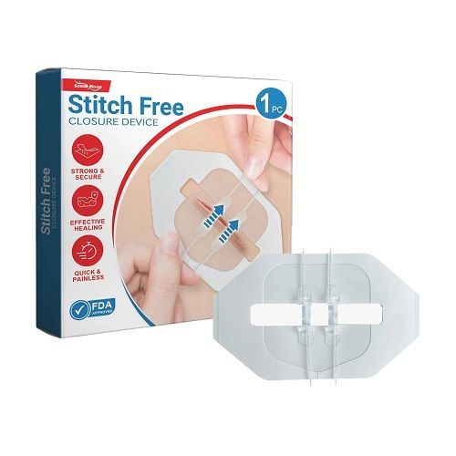 1Pcs Portable Wound Closure Patch Painless Suture Zipper Band-Aid Repair Wounds Waterproof Stitch Free Hemostatic Sticker
