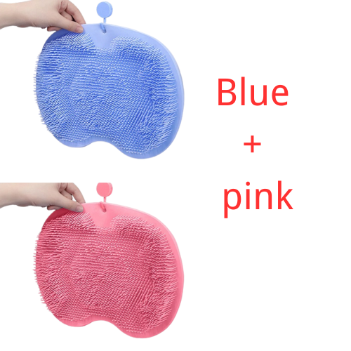 Back Massage Brush Exfoliating Shower Massage Scraper Bathroom Non-slip Bath Mat Silicone Foot Wash Body Cleaning Bathing Tool