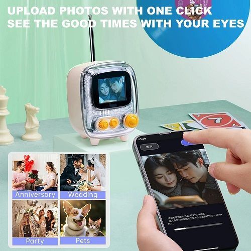 Divoom T-tiivoo-2 Pixel Art Bluetooth Speakers Portable Alarm Clock DIY Display Board Cute Gift Home Light Decoration FM radio