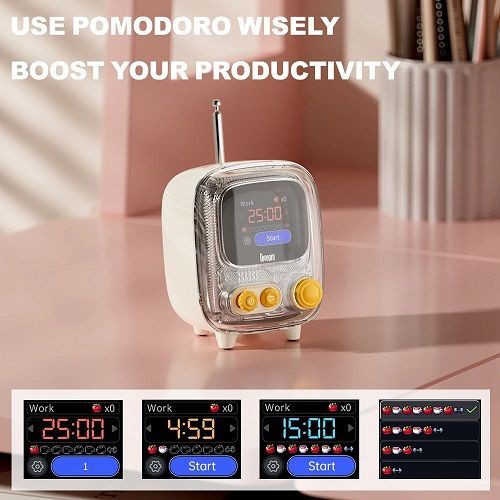 Divoom T-tiivoo-2 Pixel Art Bluetooth Speakers Portable Alarm Clock DIY Display Board Cute Gift Home Light Decoration FM radio