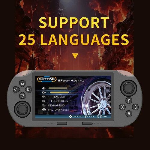 SF3000 Built-in 20000+ Games Retro Video Games Portable Handheld Game Console 4.5 Inch IPS Retro Game Consoles For Kids