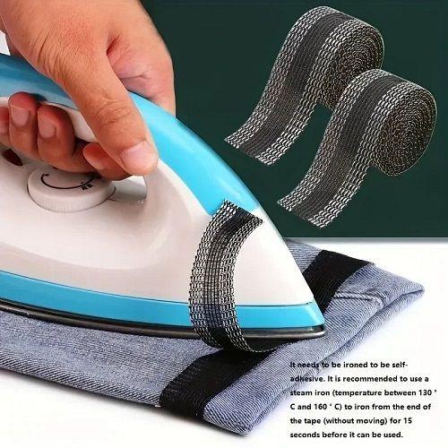 78inch or 2m Pants Edge Shorten Self Adhesive Pant Mouth Paste Iron on Hem Fabric Fusing Hemming Ironing DIY Sewing Tape Stitch