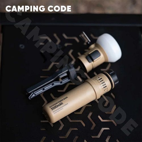 Wellhike Outdoor Tactical Power Bank 5000mAh Camping Light Capsule Portable Camping Light