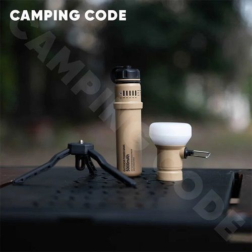 Wellhike Outdoor Tactical Power Bank 5000mAh Camping Light Capsule Portable Camping Light