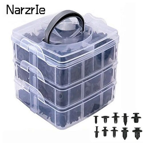 620PCS Car Fastener Clips Mixed Car Fasteners Door Trim Panel Auto Bumper Rivet Retainer Push Engine Cover Fender Clip