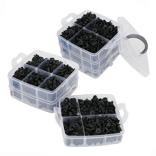 620PCS Car Fastener Clips Mixed Car Fasteners Door Trim Panel Auto Bumper Rivet Retainer Push Engine Cover Fender Clip