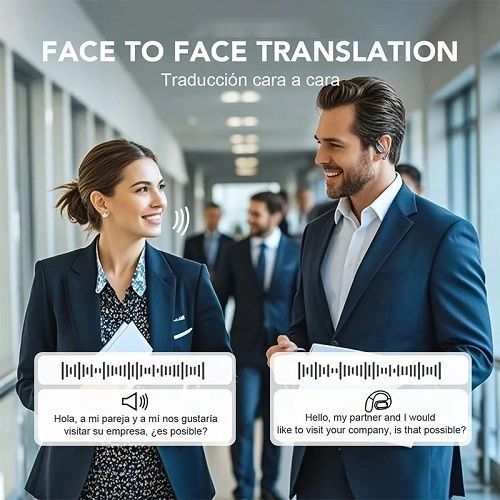 Original HYUNDAI HY-X15 Ultra AI Wireless Earphones Translator With 135 Languages Bluetooth V5.4 Headphones Smart Touch Earbuds