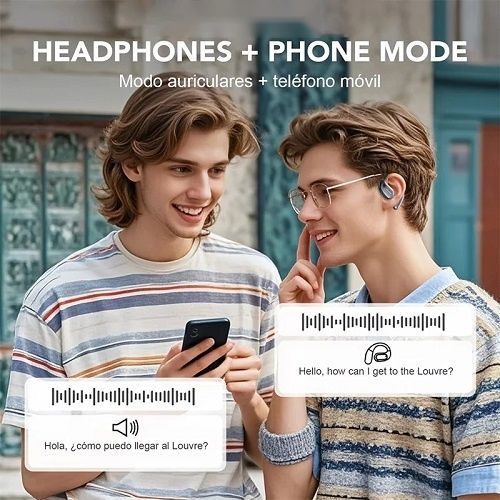 Original HYUNDAI HY-X15 Ultra AI Wireless Earphones Translator With 135 Languages Bluetooth V5.4 Headphones Smart Touch Earbuds