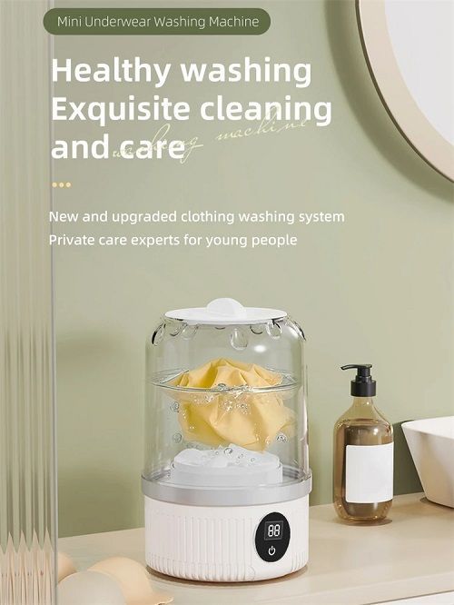 Mini Rechargeable Washing Machine Underwear Travel Portable Small Socks Washing Machine Dehydratable Portable Laundry Bucket