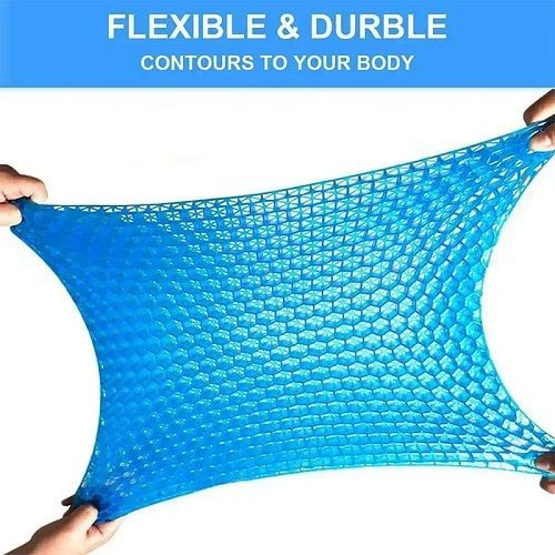 Gel Seat Cushion Double Thick Egg Gel Summer Cushion for Pressure Relief Breathable Chair Pad Office Chair Car Seat Soft Cushion