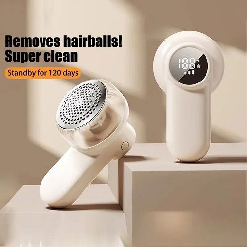 Lint Remover for Clothing Hair Ball Trimmer Digital Display Shaving Device Portable Rechargeable Household Hair Ball Remover