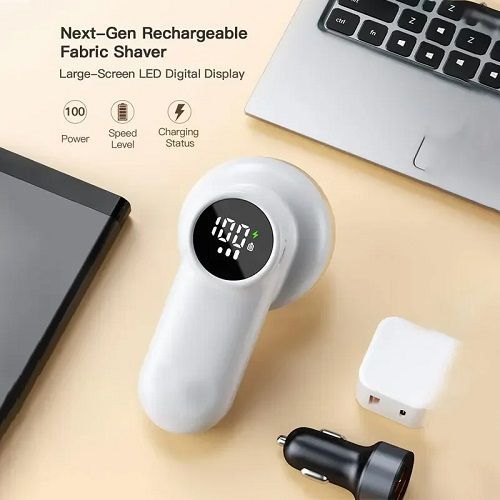 Lint Remover for Clothing Hair Ball Trimmer Digital Display Shaving Device Portable Rechargeable Household Hair Ball Remover