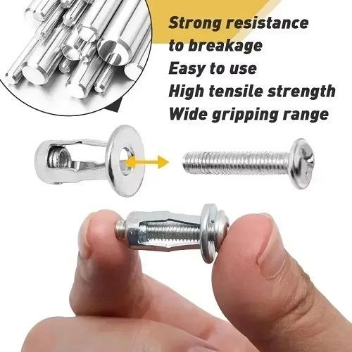 Wholesale Petal Shape Rivet Nut Screw Bolt Kit Expansion Metal Rivetnut Panel License Plate Clamp Lock Jack Nuts Wall Fasteners