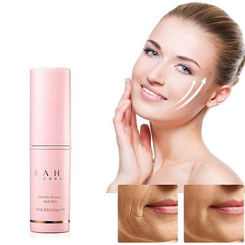 2PCS KAHI Moisturizing Stick Improving Wrinkle Collagen Bounce Multi Balm Water Replenishing Cream Hydrating Stick Korean Skincare