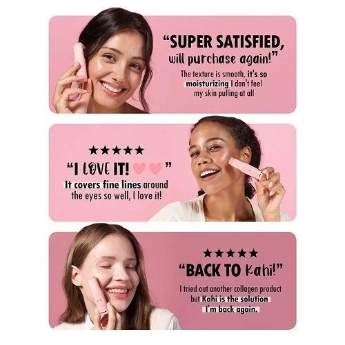 2PCS KAHI Moisturizing Stick Improving Wrinkle Collagen Bounce Multi Balm Water Replenishing Cream Hydrating Stick Korean Skincare