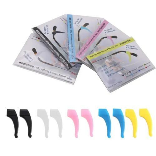 50pcs Anti-slip Silicone Ear Grip Glasses Eyeglasses Leg Ear Hook Stopper Bracket Fastener Accessories Eyewear Holder Temple