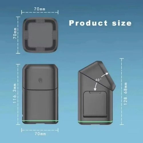 3 In 1 Wireless Charger Stand For Samsung Phone iPhone 16 15 14 13 Pro Max iWatch AirPods With LED Light Fast Charging Station