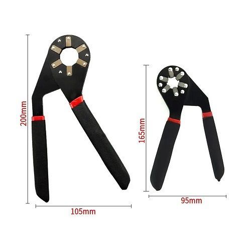 6 or 8 Inch Magic Wrench Hexagonal Large Opening Adjustable Spanner Multifunctional Clamping Socket Pipe Clamp Pliers Hand Tools