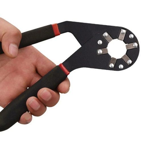 6 or 8 Inch Magic Wrench Hexagonal Large Opening Adjustable Spanner Multifunctional Clamping Socket Pipe Clamp Pliers Hand Tools