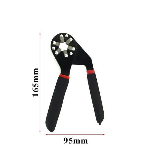 6 or 8 Inch Magic Wrench Hexagonal Large Opening Adjustable Spanner Multifunctional Clamping Socket Pipe Clamp Pliers Hand Tools
