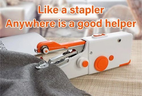 Handheld Sewing Machine Mini Electric Sewing Machine Portable Handheld Tailor Stitch Smart Electric