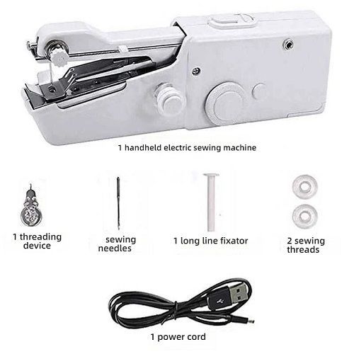 Handheld Sewing Machine Mini Electric Sewing Machine Portable Handheld Tailor Stitch Smart Electric