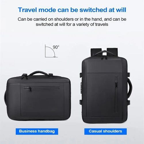 Large-capacity Travel Vacuum Backpack Compression Bag Laptop Backpack Expand Hiking Vacuum Travel Waterproof Backpack