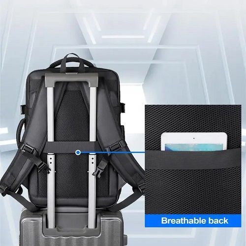 Large-capacity Travel Vacuum Backpack Compression Bag Laptop Backpack Expand Hiking Vacuum Travel Waterproof Backpack