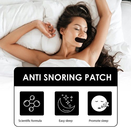 100PCS Stop Snoring Patch Nose Breathing Correction Promoting Better Breath Improve Sleeping Portable Night Sleep Mouth Orthosis Tape