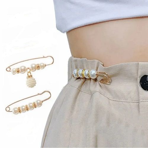 10pcs Broche Set Big Beads Fashion Clothing Brooches for Women Pearl Lapel Safety Sweater Coat Dress Pins Badge Buckle Accessories