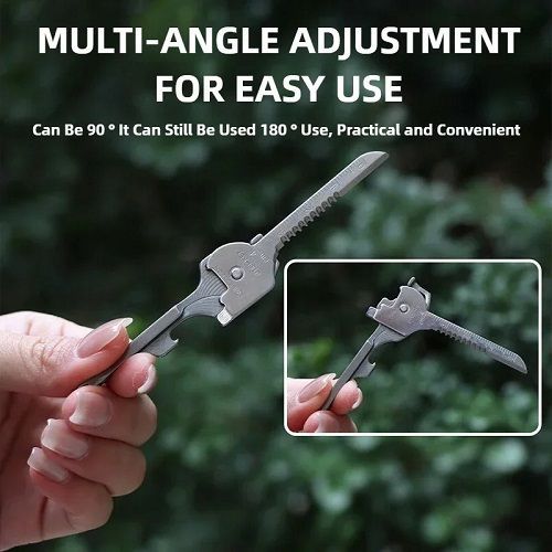 10pcs Outdoor Multifunction Tool Bottle Opener Screwdriver Key Shape Phillips Screwdriver Stainless Steel Pocket Repair Tool