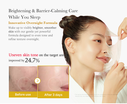 Turmeric VC Collagen Peel Mask for hydrating and moisturizing application Anti-inflammatory Peel mask with brush