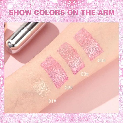 QIBEST Hot Glitter Transparent Lip Balm Colors Changing Lipstick Moisturizing Natural Shimmer Lips Plumper Gloss Lips Cosmetics