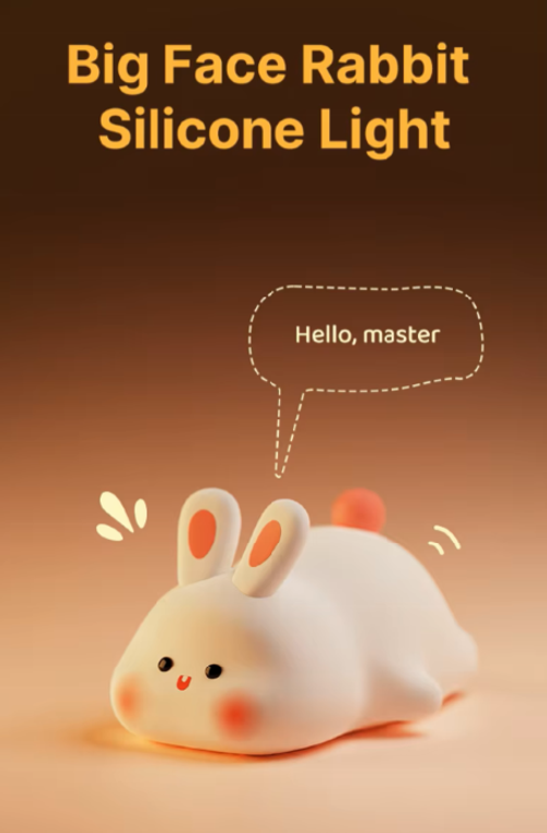 ✨✨Half-Price Sale✨✨ No charging required 🐰 Your Home Deserves This Adorable Rabbit Night Light!🌟✨