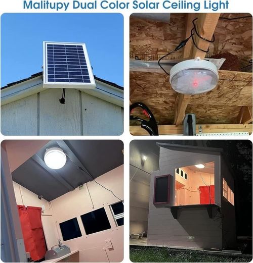 Solar ceiling lamp