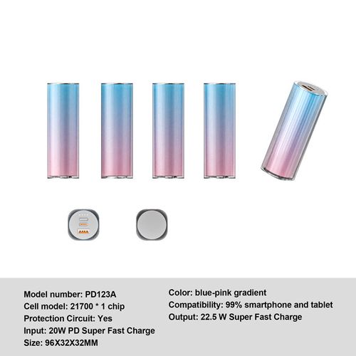 Mini Capsule Power External Battery Rechargeable Portable Power Supply